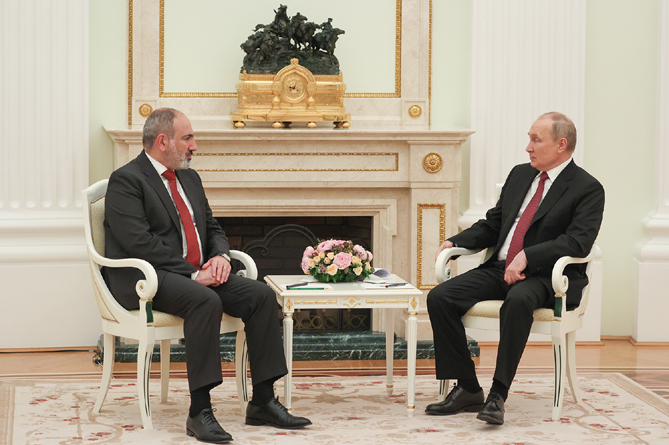 Пашинян – Путину: «Хотел бы поделиться с вами некоторой информацией» (ВИДЕО)