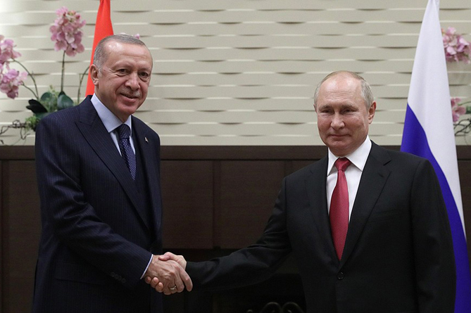    Путин и Эрдоган подтвердили настрой на активизацию партнёрства между РФ и Турцией