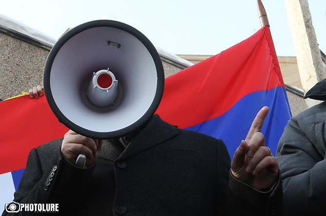 акция у посольства Белуруси в Армении