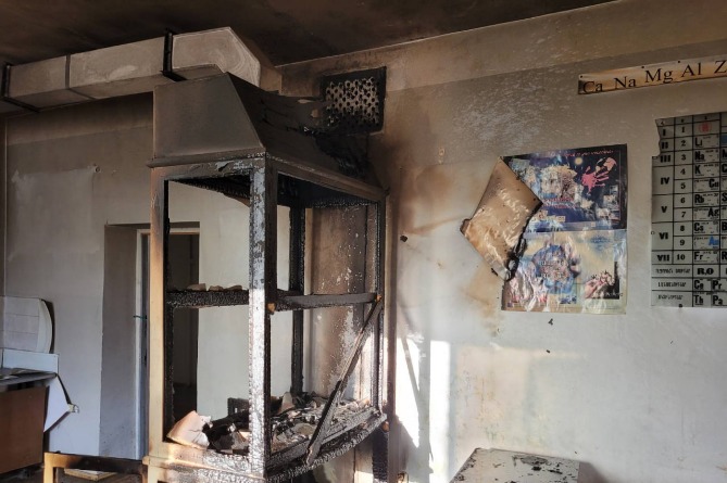 Երևանի ուսհաստատություններից մեկում հրդեհ է բռնկվել (ՖՈՏՈ)