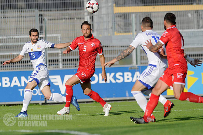 Сборная Армении сыграла вничью с мальтийцами в товарищеской встрече в Австрии