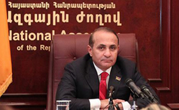 Президент НКР поздравил спикера парламента Армении с 55-летием