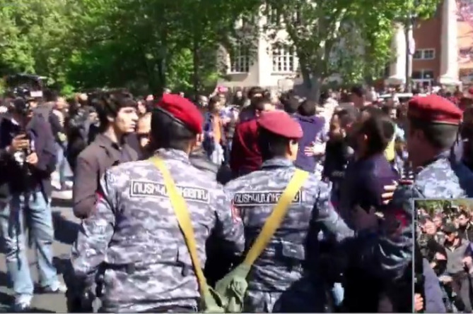 Ոստիկանությունը զգուշացնում է Երևանում բողոքի ակցիայի դադարեցման հավանականության մասին