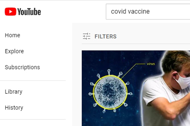 Все видео с фейками и ложной информацией о вакцинах удалят с Youtube Все видео с фейками и ложной информацией о вакцинах удалят с Youtube