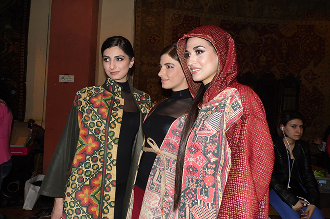 Армянская мода в "ковровых" тонах 