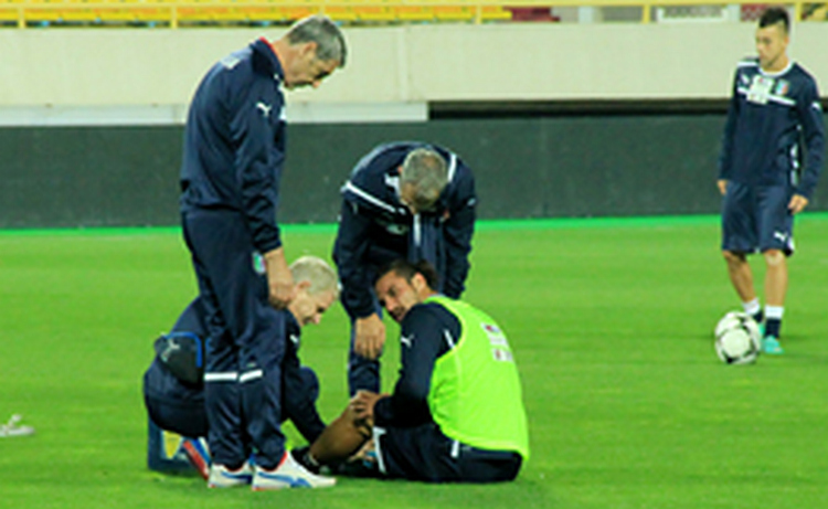 Освальдо получил повреждение во время тренировки итальянцев в Ереване