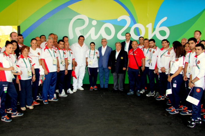 Սարգսյանը վստահ է, որ հայ մարզիկները Ռիոյի Օլիմպիադայում ունենալու են հաջողություններ