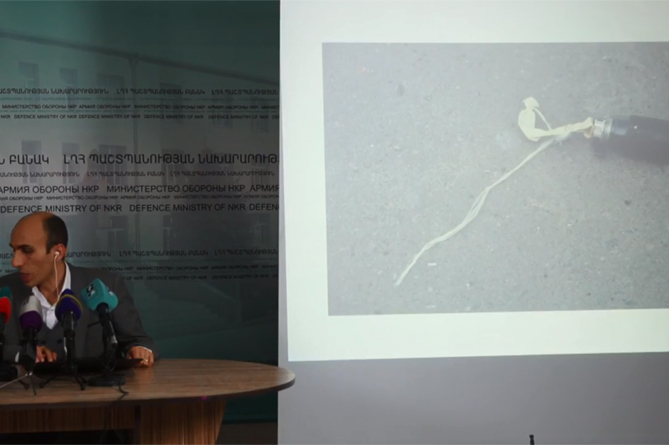 В Арцахе подтвердили случаи применения противником кассетных бомб. Омбудсмен представил факты (ВИДЕО)