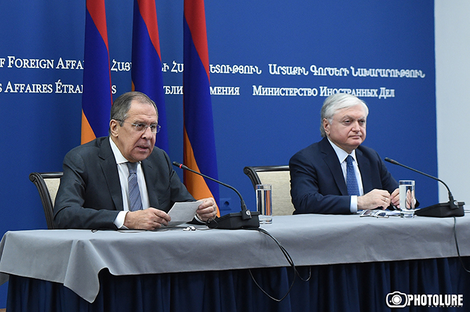 Лавров и Налбандян обсудили ситуацию на границе Арцаха и Азербайджана – МИД России