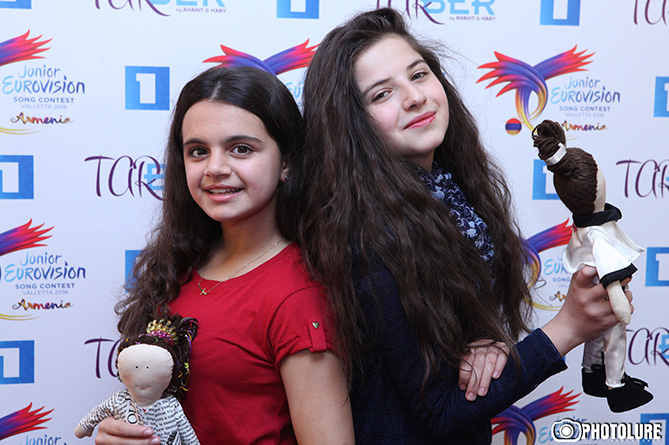 Մերի Վարդանյանն ու Անահիտ Ադամյանը հույս ունեն հաջող ելույթ ունենալ «Մանկական Եվրատեսիլ» մրցույթում