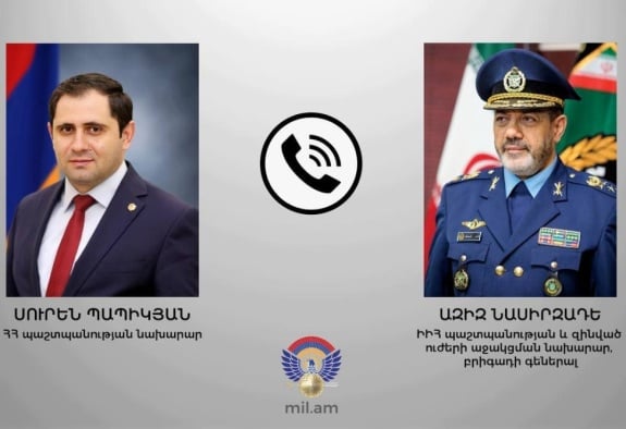 Սուրեն  Պապիկյանը Իրանի իր գործընկերոջ հետ քննարկել է տարածաշրջանային անվտանգության հարցեր