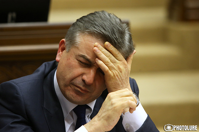 Карапетян подал в отставку с поста первого зампредседателя РПА и может покинуть партию - газета