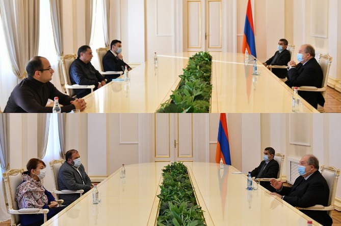 ՀՀԿ-ի և «Ժառանգության» ներկայացուցիչները նախագահ Սարգսյանին իրենց մտահոգությունն են հայտնել Հայաստանում ստեղծված իրավիճակի կապակցությամբ (ՎԻԴԵՈ)