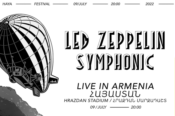 "Led Zeppelin Symphony" исполнит в Ереване 25 легендарных хитов