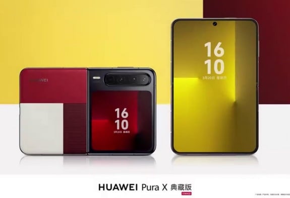 Huawei представила смартфон-раскладушку Huawei Pura X с 6,3-дюймовым экраном 