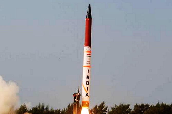 Индия разрабатывает баллистическую ракету, способную нести ядерный боезаряд
