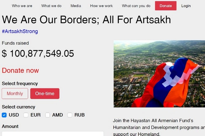 $100 млн. за две недели: сбор пожертвований фонда "Айастан" преодолел рекордную отметку
