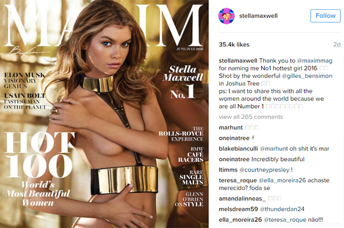 Самой сексуальной женщиной года по версии Maxim стала модель, участвовавшая в фотосессии в Армении