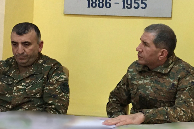 ԳՇ պետն այցելել է Սյունիք, քննարկվել են սահմանների անվտանգության հետ կապված հարցեր