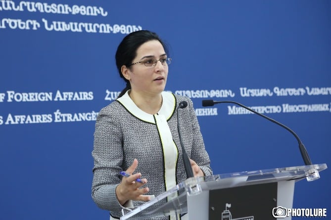 Տեղեկացնեմ, որ այլևս չեմ կատարում ՀՀ ԱԳՆ մամուլի քարտուղարի պարտականությունները.Աննա Նաղդալյան Տեղեկացնեմ, որ այլևս չեմ կատարում ՀՀ ԱԳՆ մամուլի քարտուղարի պարտականությունները.Աննա Նաղդալյան