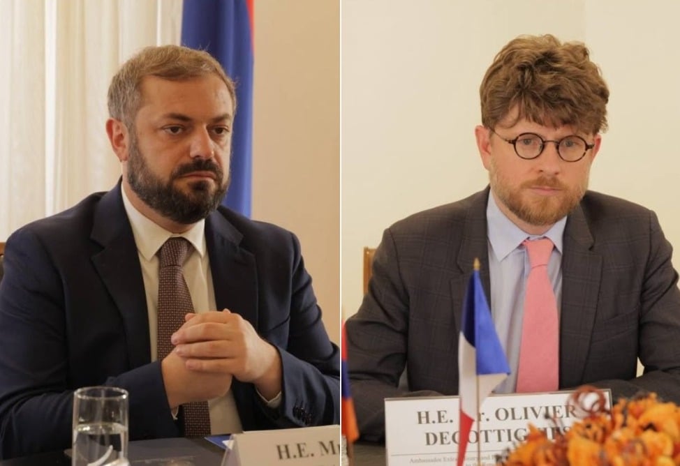 Папоян и посол Франции обсудили продвижение армянской продукции на французском рынке