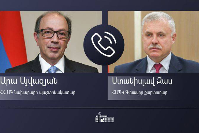 Айвазян и Зась обсудили шаги по разрешению напряженной ситуации на границе Армении и Азербайджана Айвазян и Зась обсудили шаги по разрешению напряженной ситуации на границе Армении и Азербайджана