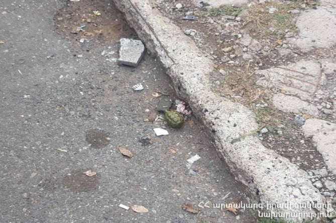 В Ереване обнаружена боевая граната
