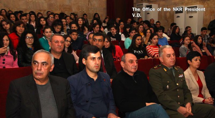 Президент НКР присутствовал на концерте памяти Национального героя Армении Татула Крпеяна