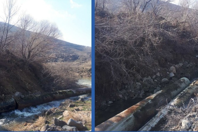  Ремонт поврежденного участка водопровода «Арзни 2-Ереван» затруднен, масштабная авария затронула 25% потребителей в Центре и Арабкире 