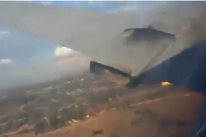 Ուղևորը ներսից նկարահանել է օդանավի կործանումը ՀԱՀ–ում (ՎԻԴԵՈ)