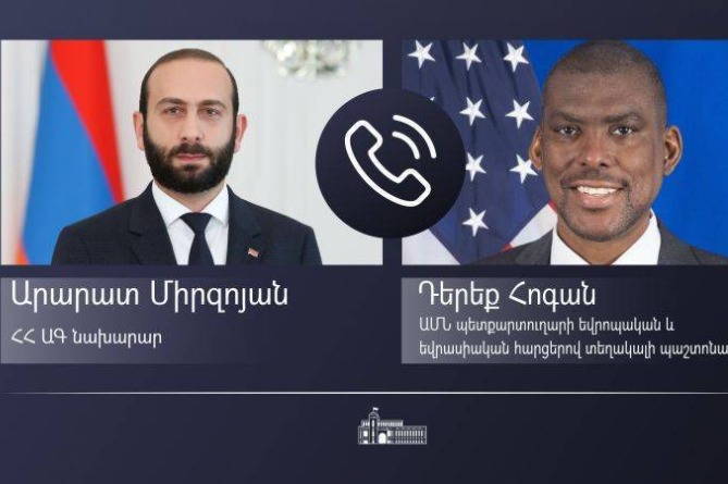 Глава МИД Армении обсудил с и.о. замгоссекретаря США агрессию Азербайджана и вопрос прав народа Карабаха Глава МИД Армении обсудил с и.о. замгоссекретаря США агрессию Азербайджана и вопрос прав народа Карабаха
