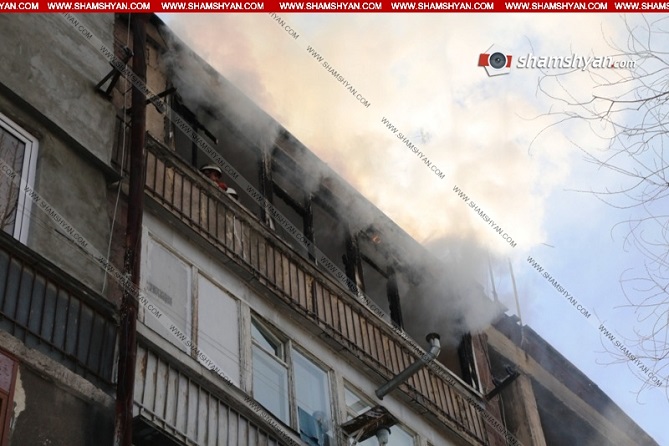 Стала известна предварительная причина крупного пожара в Ереване (ФОТО)