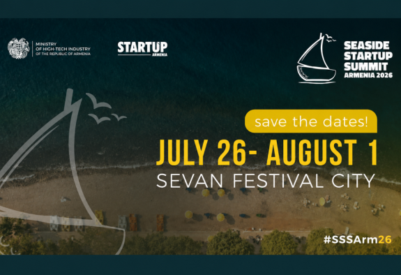 Seaside Startup Summit Armenia 2026 откроется на Севане 26 июля: 50 стран и 2000 участников