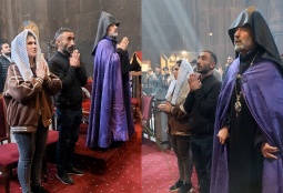 Կեչառիս վանքի Սուրբ Գրիգոր Լուսավորիչ Մայր Եկեղեցում պատարագ է մատուցվել 2–ամյա Տիգրանի շուտափույթ գտնվելու հավատով