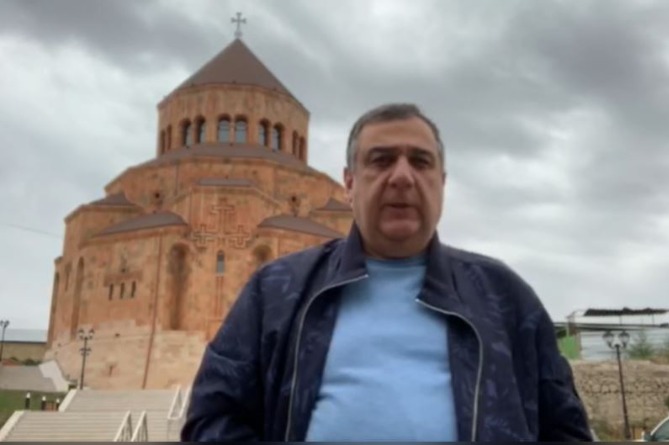 «Հայ ժողովուրդն անպարտելի է». Ռուբեն Վարդանյանն Արցախում է (ՎԻԴԵՈ)