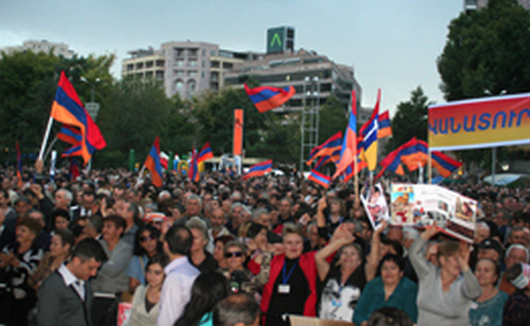 Հայ ազգային կոնգրեսը Ազատության հրապարակում շուրջօրյա հանրահավաքը համաժողովրդական ֆորում է հռչակում