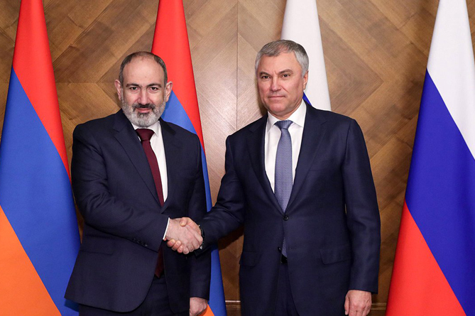 Володин предложил Пашиняну провести заседание ПА ОДКБ в Армении Володин предложил Пашиняну провести заседание ПА ОДКБ в Армении