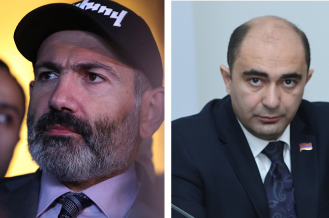 Пашинян и Марукян провели закрытую встречу. Что лидер блока "Мой шаг" пообещал возглавляющему список "Просвещенной Армении" - СМИ Пашинян и Марукян провели закрытую встречу. Что лидер блока "Мой шаг" пообещал возглавляющему список "Просвещенной Армении" - СМИ