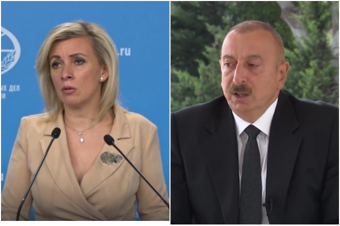 Захарова – об угрозах Алиева в адрес Армении: «Считаем важным воздерживаться от провокационной риторики»
