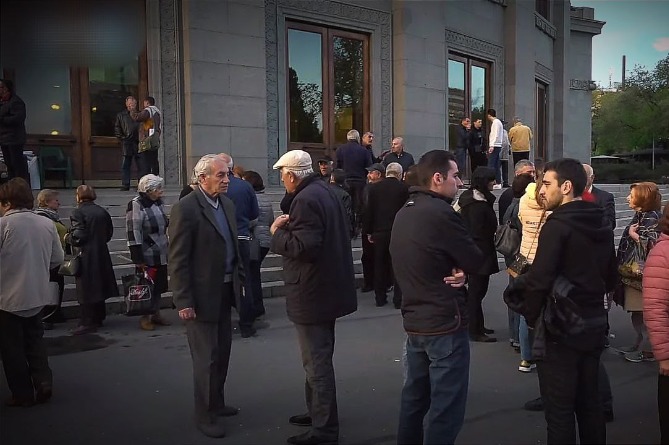 В Ереване прошел митинг движения «Вместе» против властей