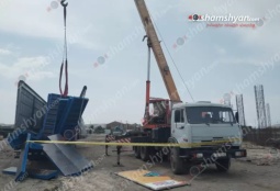 Ողբերգական դեպք՝ Շիրակում․ նոր կառուցվող դպրոցի տարածքում վերամբարձ կռունկի վրա գտնվող երկաթե կոնստրուկցիաները թափվել են 39-ամյա աշխատակցի վրա