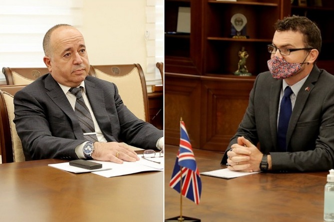 Лондон поддерживает инициативы по установлению мира и стабильности в регионе: посол - министру обороны Армении
