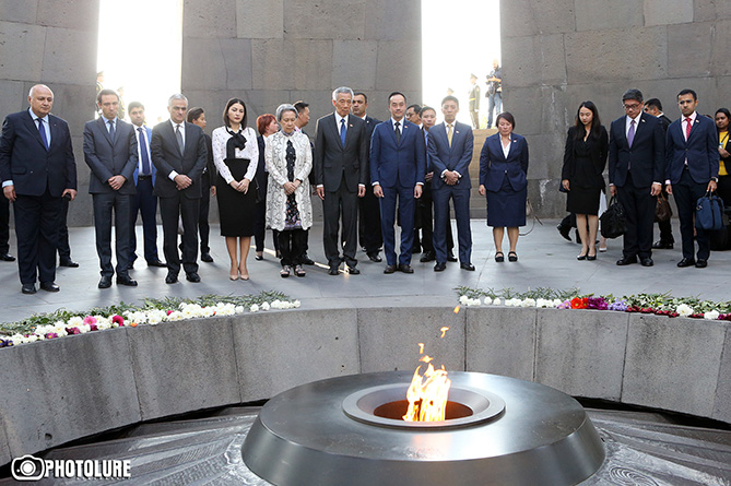 Премьер Сингапура почтил память жертв Геноцида армян (ВИДЕО)