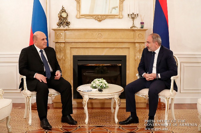 Пашинян представил Мишустину ситуацию на армяно-азербайджанской границе и заявил о подстрекательстве третьей стороны (ВИДЕО)