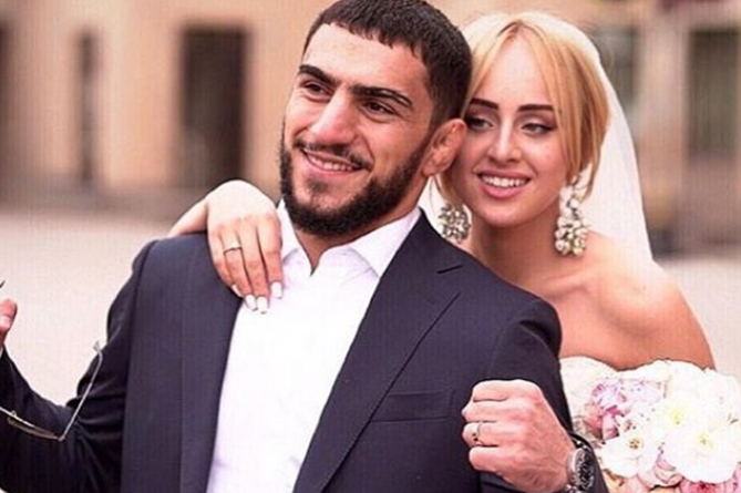 Борец Мигран Арутюнян справил пышную свадьбу в Москве (ФОТО)