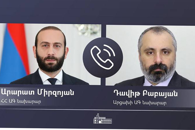   Главы МИД Армении и Арцаха обсудили возобновление переговоров по Карабаху и провокации Азербайджана на границе 