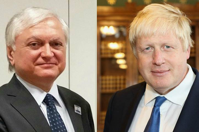 Главы МИД Армении и Великобритании обменялись посланиями Главы МИД Армении и Великобритании обменялись посланиями