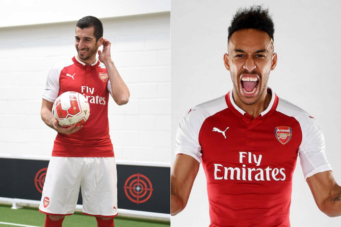 Генрих приветствовал "давнего друга" Обамеянга в "Арсенале" (ФОТО)