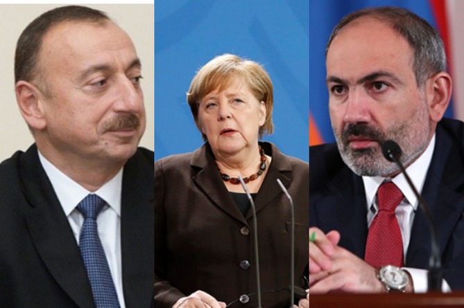Մերկելը զրուցել է Փաշինյանի և Ալիևի հետ՝ հորդորելով անհապաղ վերադառնալ բանակցությունների սեղանի շուրջ Մերկելը զրուցել է Փաշինյանի և Ալիևի հետ՝ հորդորելով անհապաղ վերադառնալ բանակցությունների սեղանի շուրջ
