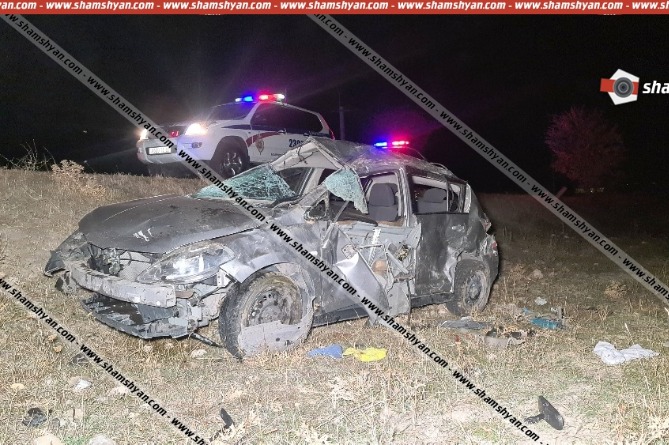 Ողբերգական ավտովթար Կոտայքի մարզում. 23–ամյա երիտասրադը հիվանդանոցում մահացել է